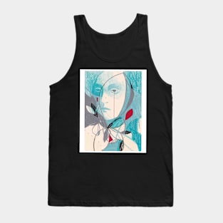 Face water colour Tank Top